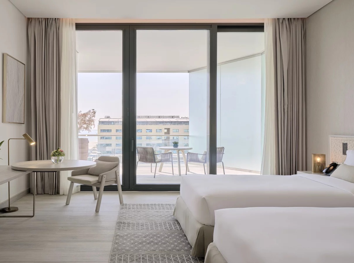  Twin Deluxe With Balcony courtyard view